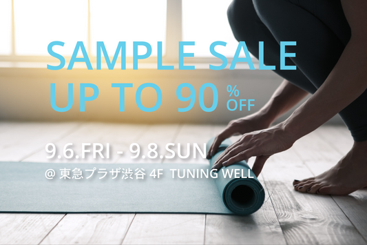 9.6.FRI - 9.8.SUN SAMPLE SALE開催!