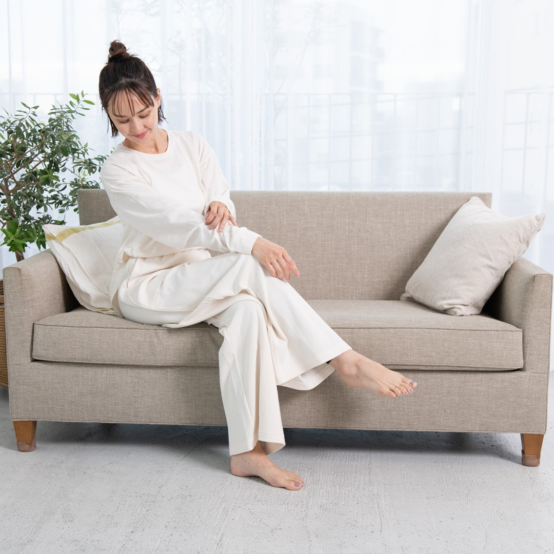 ハニカムワイドパンツ