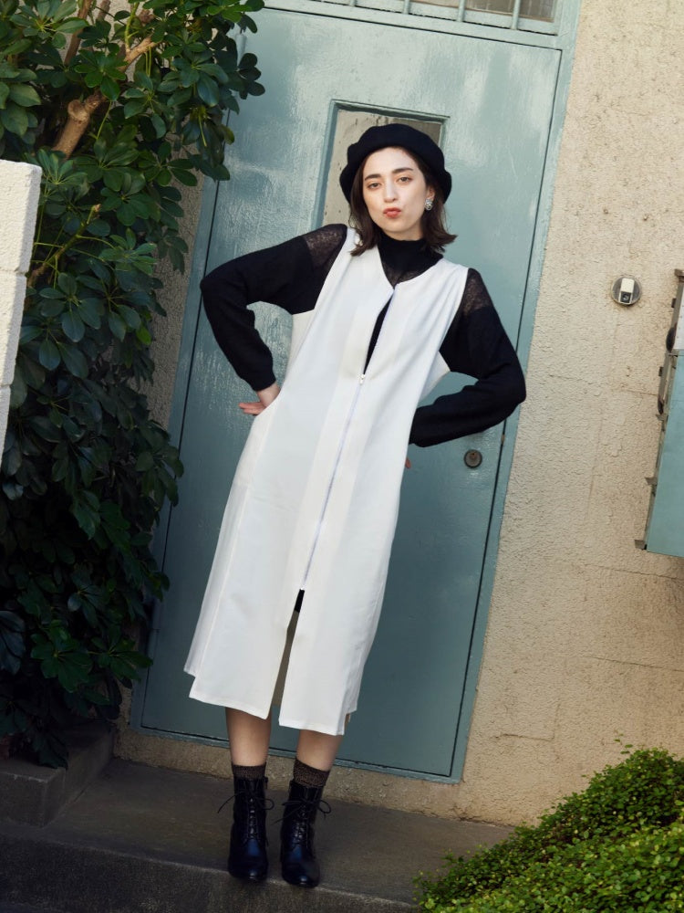 【OUTLET】3wayジップワンピース