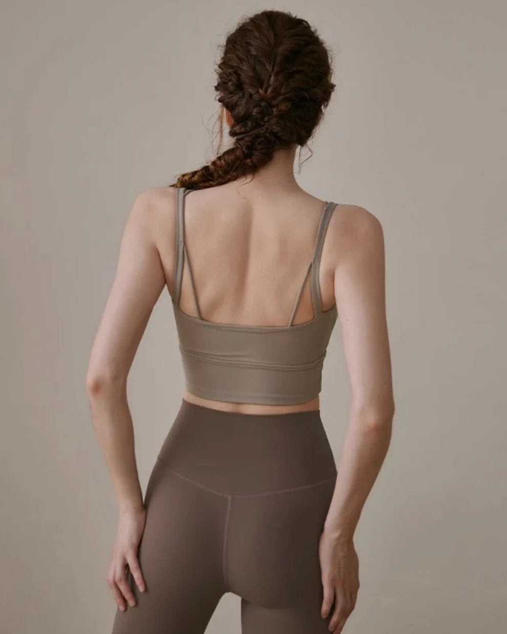 レイヤードテンダートップ |2625|ブラトップ|ギャザー|かわいい|ライフチューニングデイズ|undigi(アンデジ)|LIFE TUNING DAYS(ライフチューニングデイズ)|ヨガ|ピラティス|ウェア