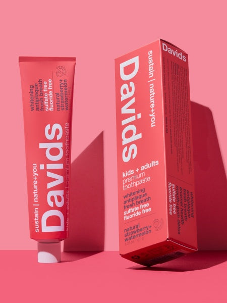【オーラルケア】Davids ホワイトニングトゥースペースト(ストロベリースイカ)