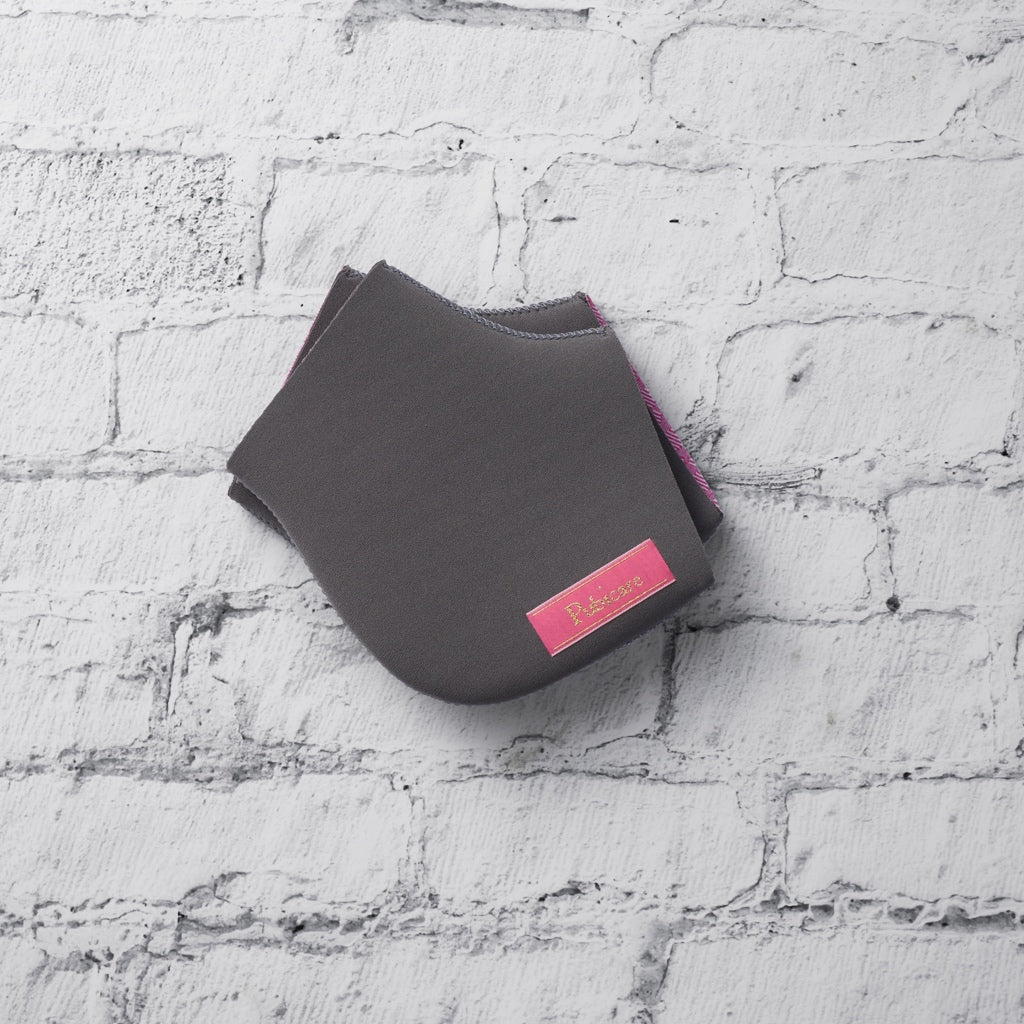 PUBICARE かかとソックス|グレー|靴下|女性用|温活ソックス|フットケア|LYKKE(リュッケ)|LIFE TUNING DAYS(ライフチューニングデイズ)|