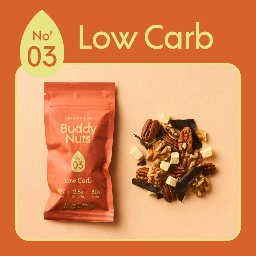 【値下げ⇩賞味期限2023年10月2日】BuddyNuts No.3 Low Carb