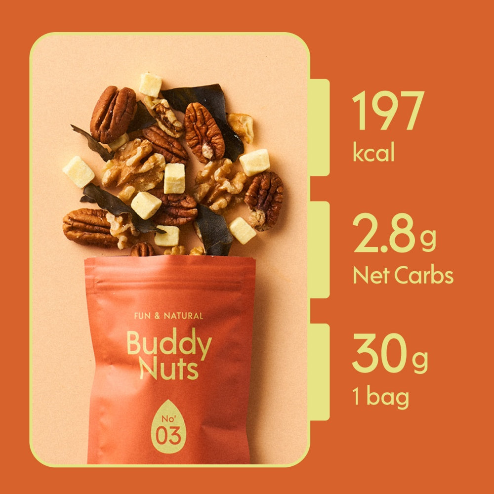 【値下げ⇩賞味期限2023年10月2日】BuddyNuts No.3 Low Carb