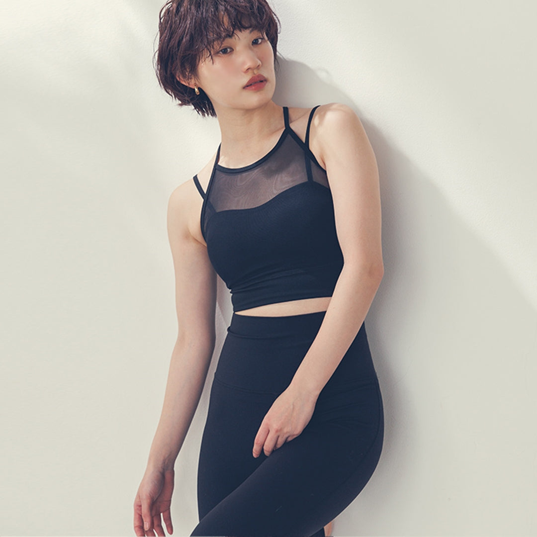 カップ付きトップス|スポーツウェア|ヨガウェア|ヨガ|ピラティス|Lee.che (リーチェ) |LIFE TUNING DAYS(ライフチューニングデイズ)|
