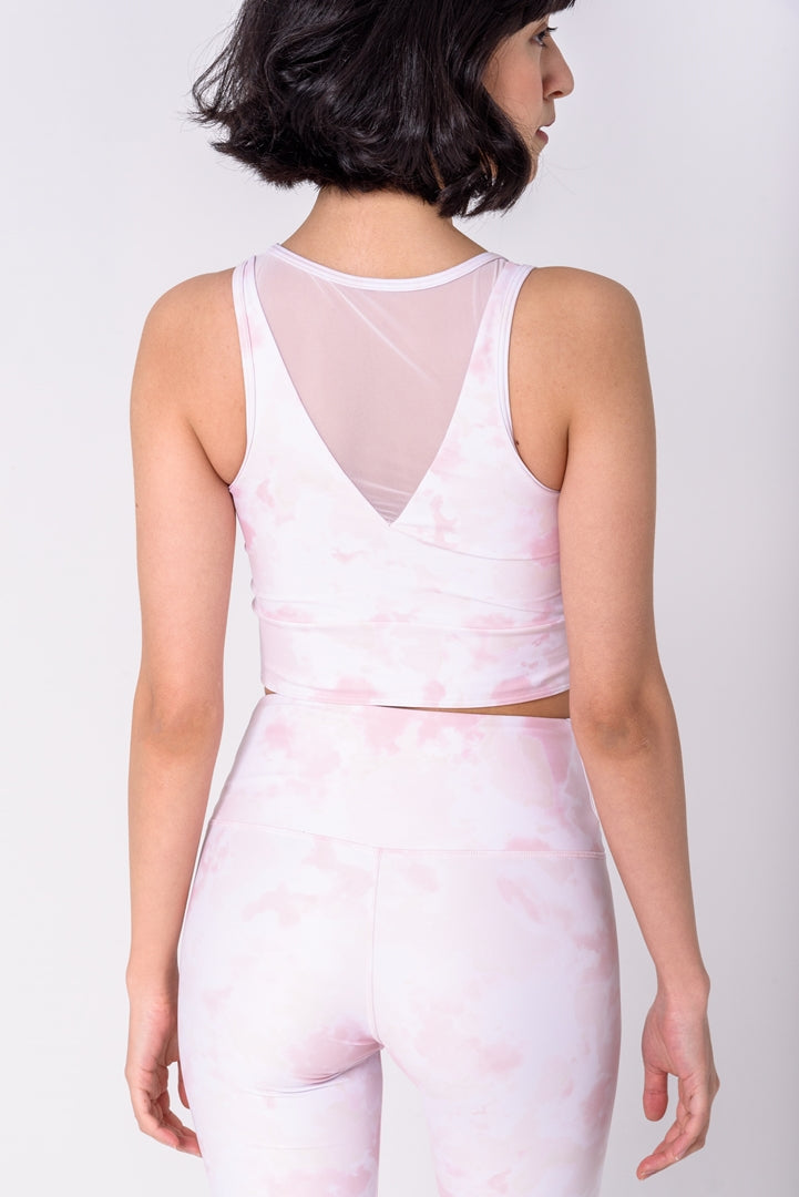シェイプドメッシュブラ|ブラトップ|ヨガ|柄|ヨガウェア|水陸両用|UVカット|MILLEBACI(ミレバーチ)|LIFE TUNING DAYS(ライフチューニングデイズ)|
