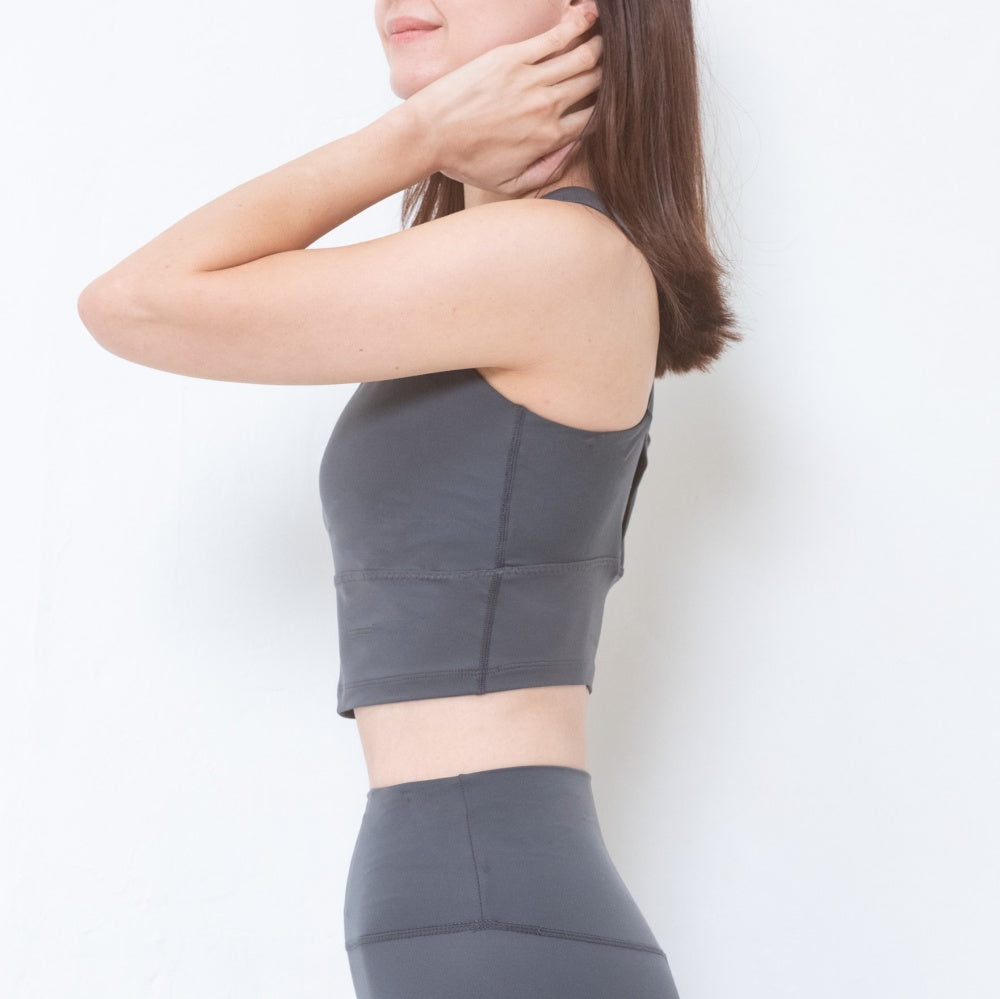【OUTLET】カルビコストレッチバッククロスブラトップ