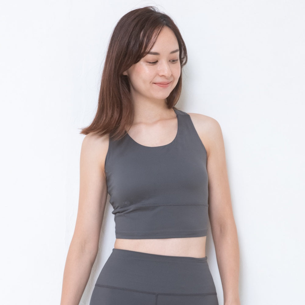【OUTLET】カルビコストレッチバッククロスブラトップ