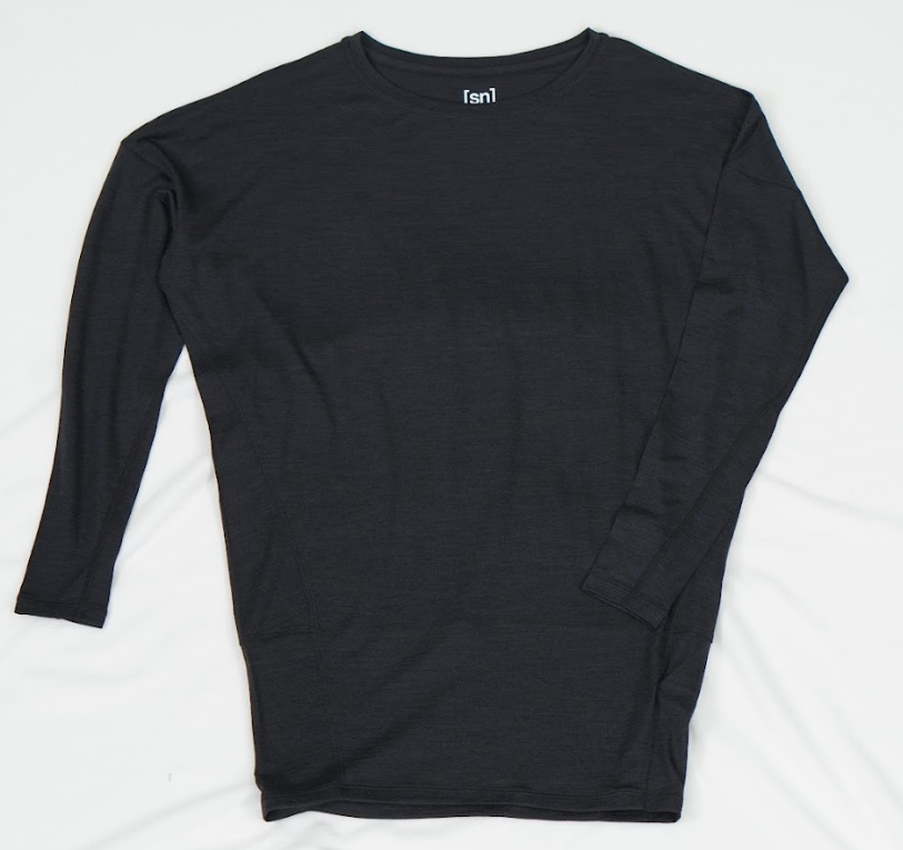 W JP YOGA LOOSE TEE LS