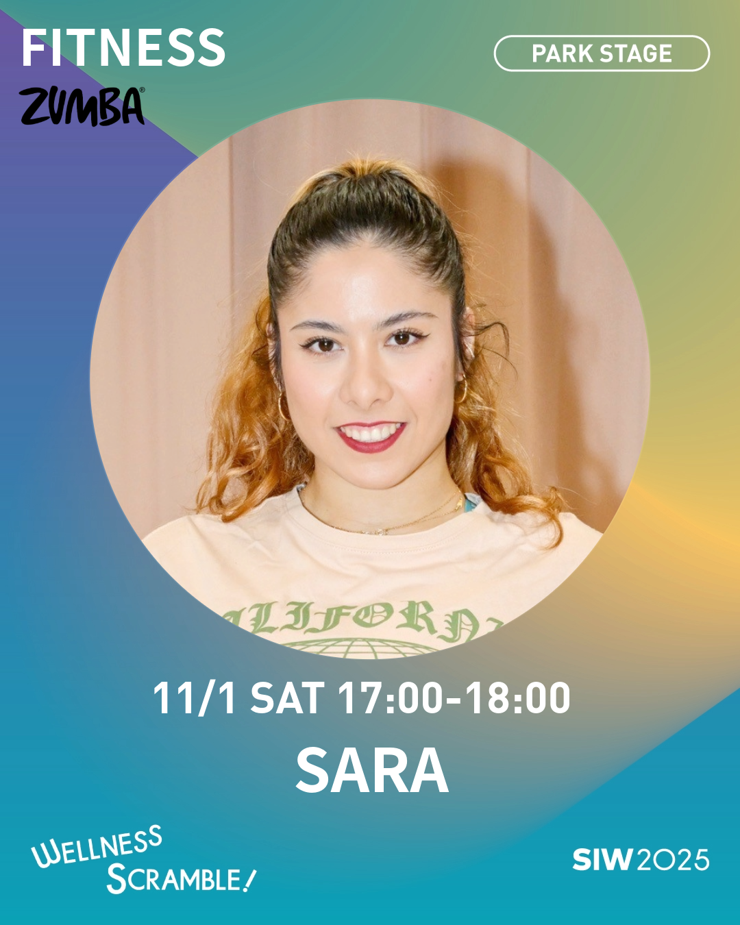 11/1(土)【PARK STAGE】ZUMBA®
