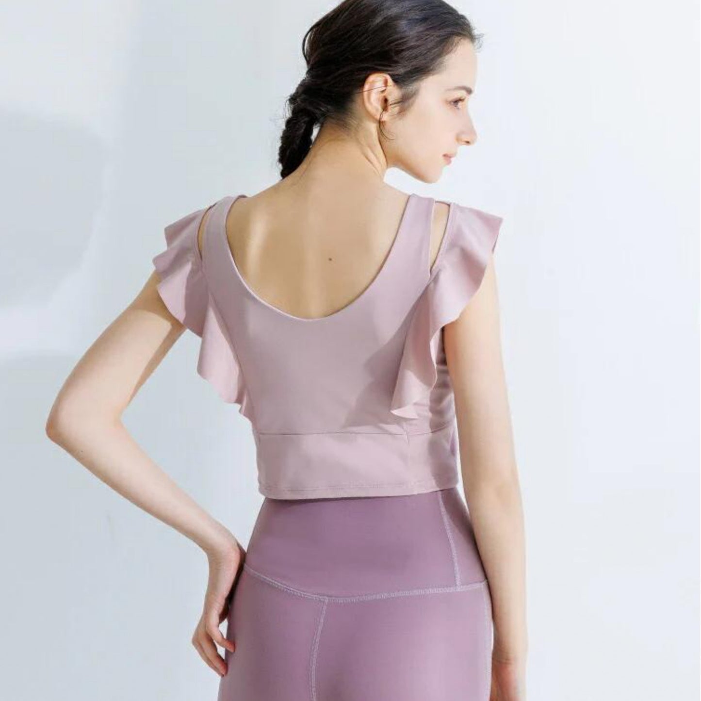 カップ付きトップスleeche032|ブラトップ|ピンク|トップス|ヨガ|フィットネス|おしゃれ|かわいい|Lee.che (リーチェ) |LIFE TUNING DAYS(ライフチューニングデイズ)|