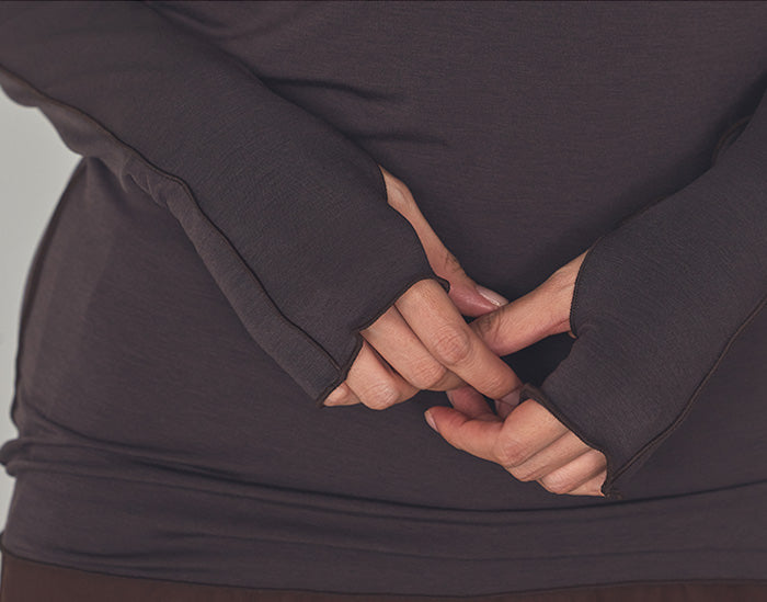 月影(つきかげ) バックオープン ロングスリーブトップス