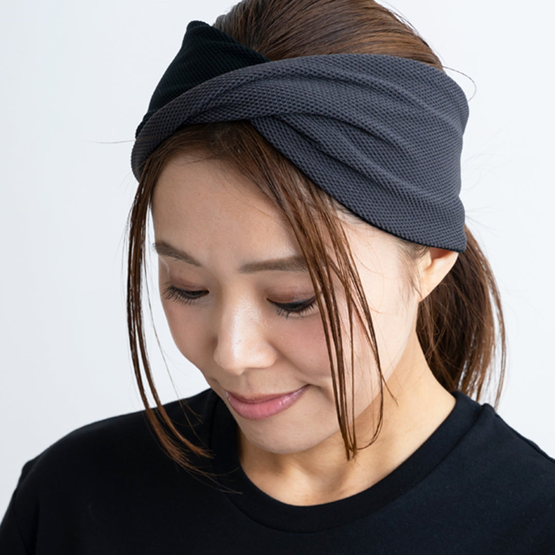 バイカラーヘアバンド