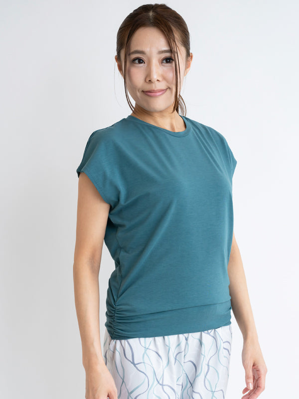 サイドギャザートップ