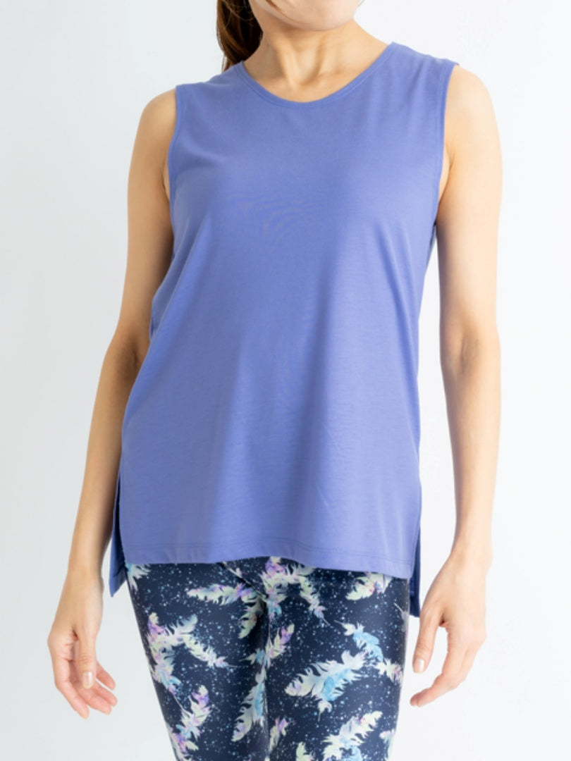 ドロップホールタンク| Thetis Yoga Dress|テティスヨガドレス|LIFE TUNING DAYS|ライフチューニングデイズ|ヨガ|ピラティス|ヨガウェア|ピラティスウェア|体型カバー|おしゃれ