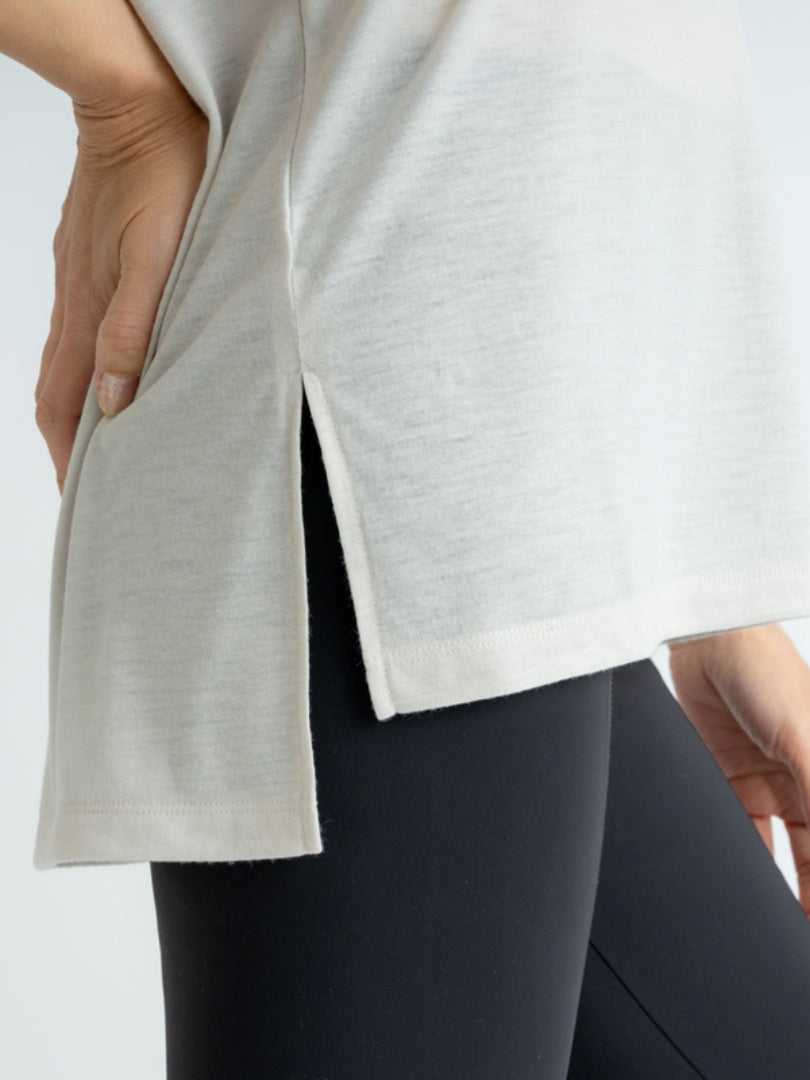 ドロップホールタンク| Thetis Yoga Dress|テティスヨガドレス|LIFE TUNING DAYS|ライフチューニングデイズ|ヨガ|ピラティス|ヨガウェア|ピラティスウェア|体型カバー|おしゃれ