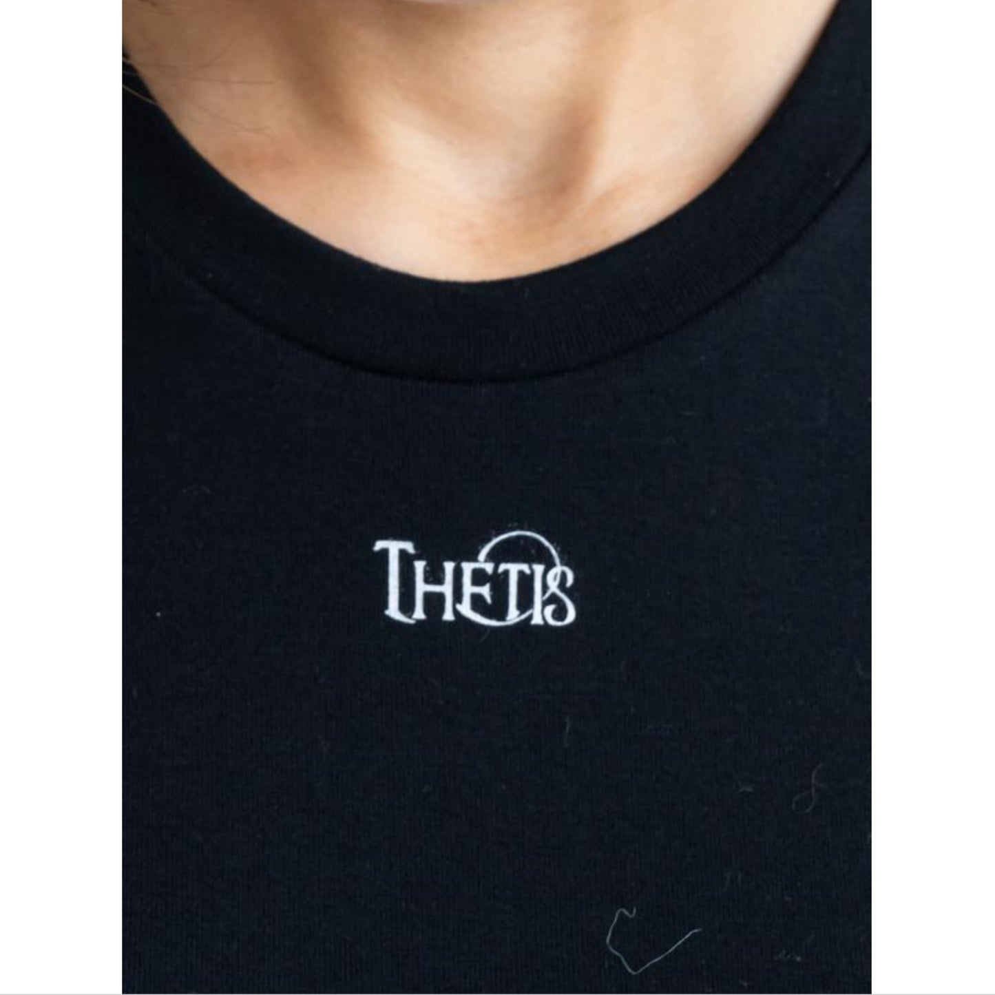 ロゴTワイド|トップス|Tシャツ|ゆったり|オーバーサイズ|ヨガ|フィットネス|ブラック|プリント|Thetis Yoga Dress(テティスヨガドレス)|LIFE TUNING DAYS(ライフチューニングデイズ)