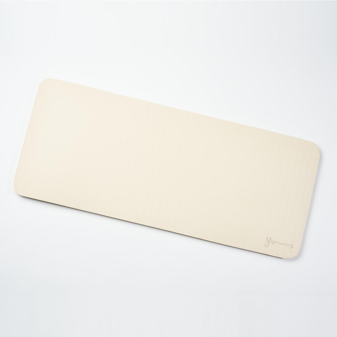 ピラティスマットmini 12mm|ムーンベージュ|小さい|マット|ヨガマット|ピラティス|極厚|柔らかい|yogaworks(ヨガワークス)|LIFE TUNING DAYS(ライフチューニングデイズ)|