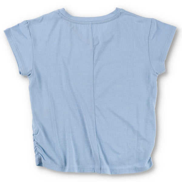 【YOGA/ヨガ】脇ギャザー半袖Tシャツ