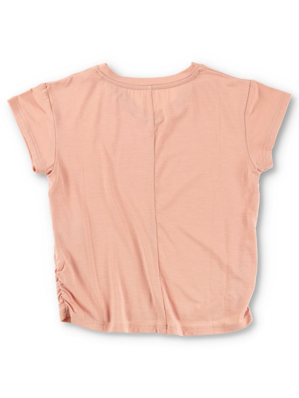 【YOGA/ヨガ】脇ギャザー半袖Tシャツ