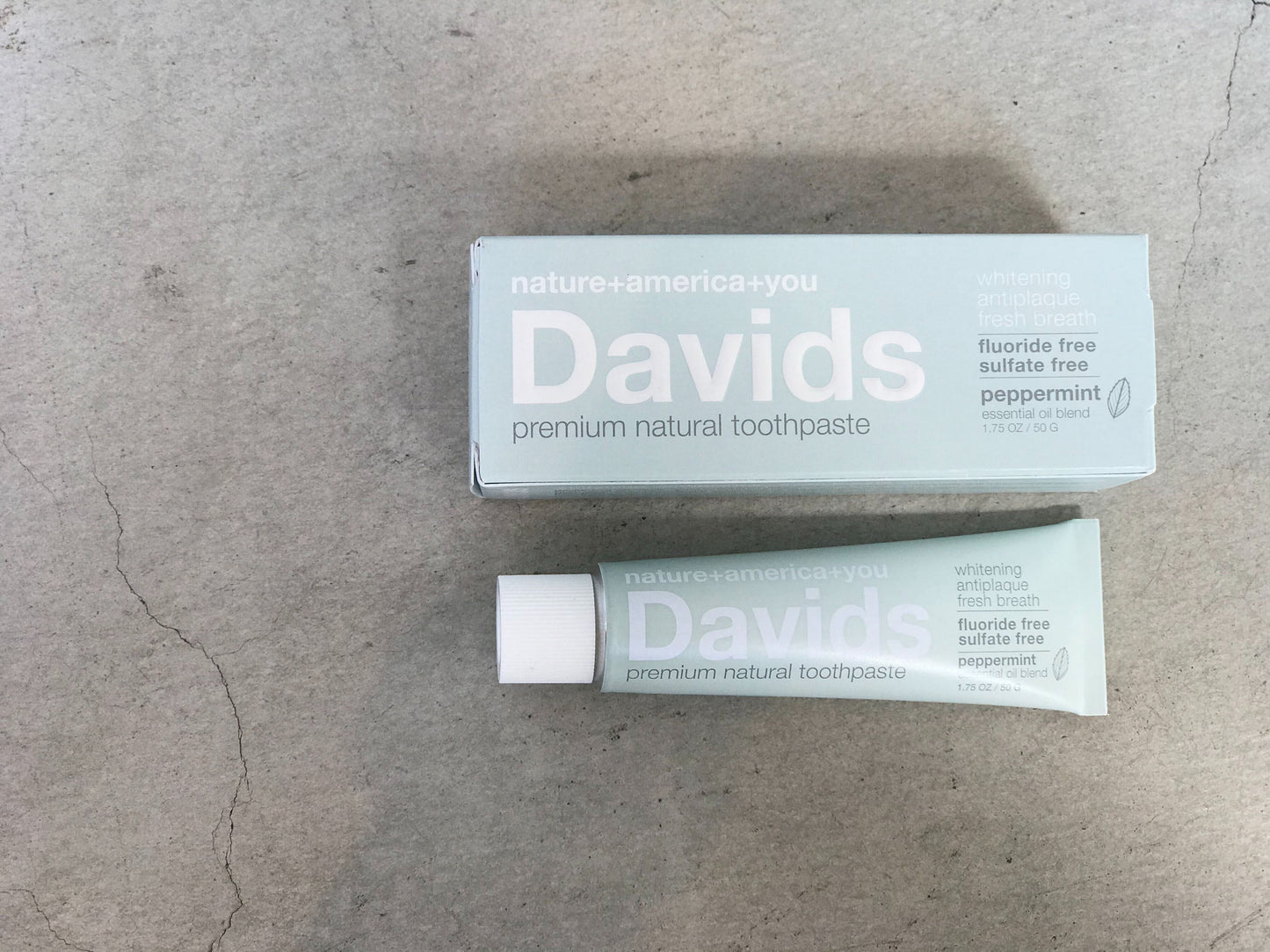 【オーラルケア】Davids ホワイトニングトゥースペースト(ペパーミント50g )