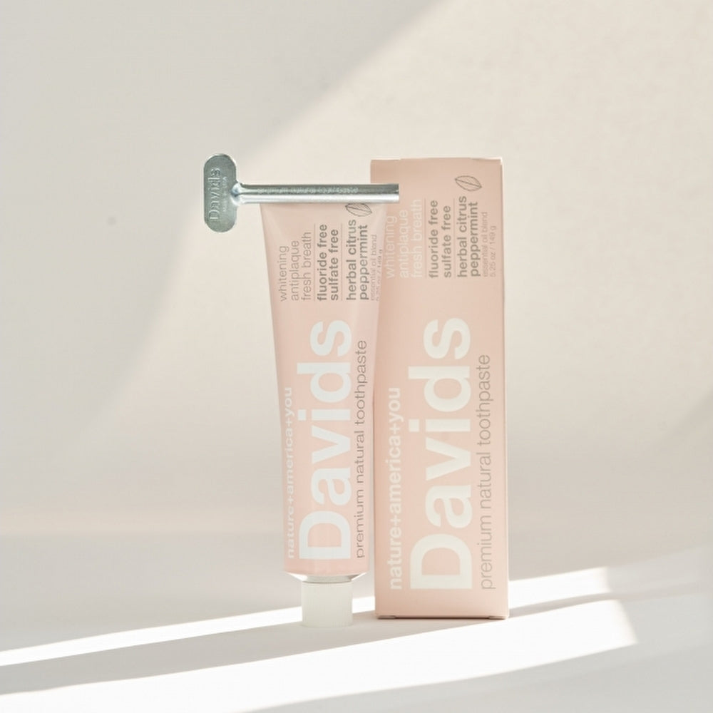 【オーラルケア】Davids ホワイトニングトゥースペースト(ハーバルシトラスミント )