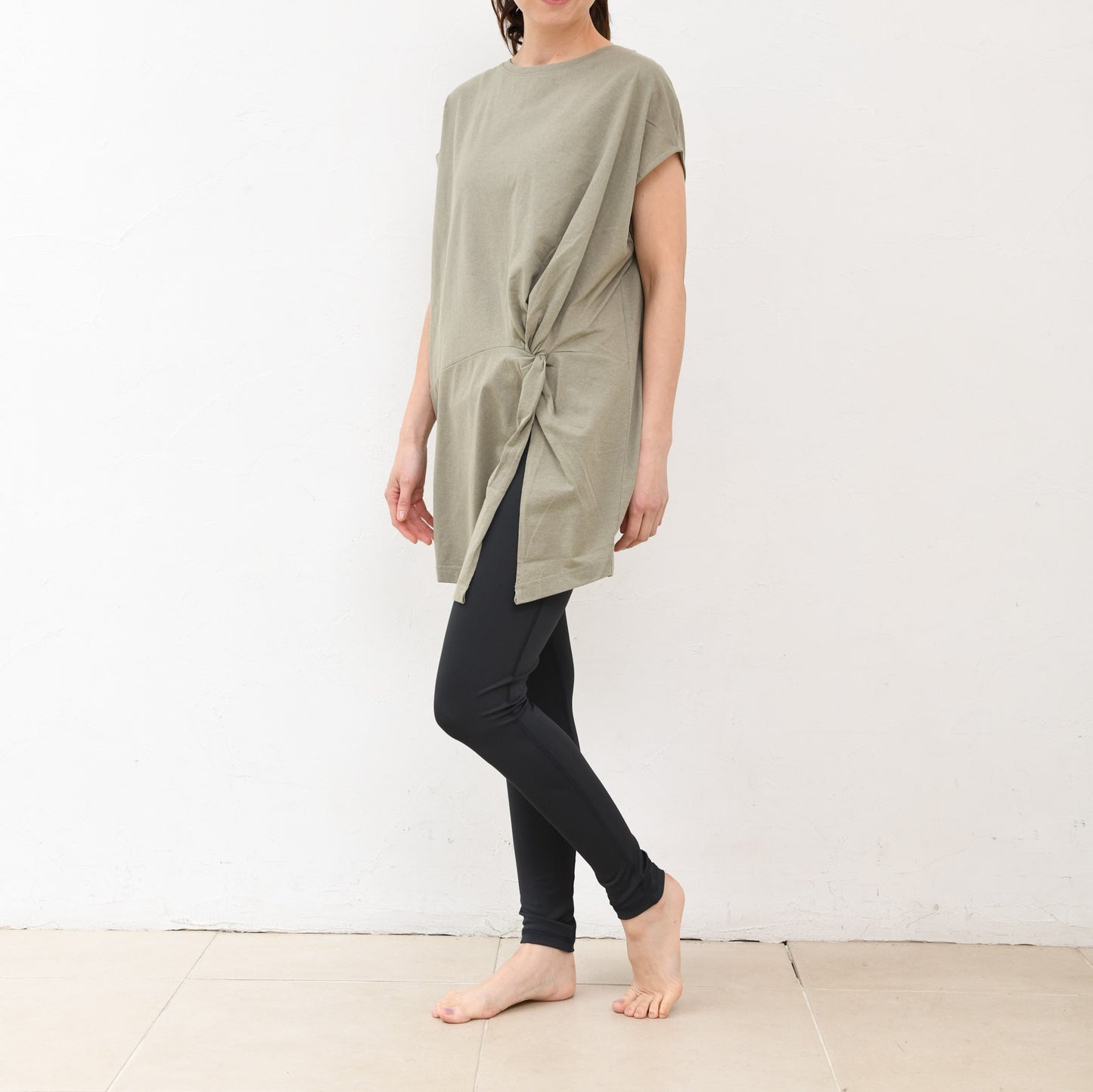【OUTLET】リカバーねじりチュニック