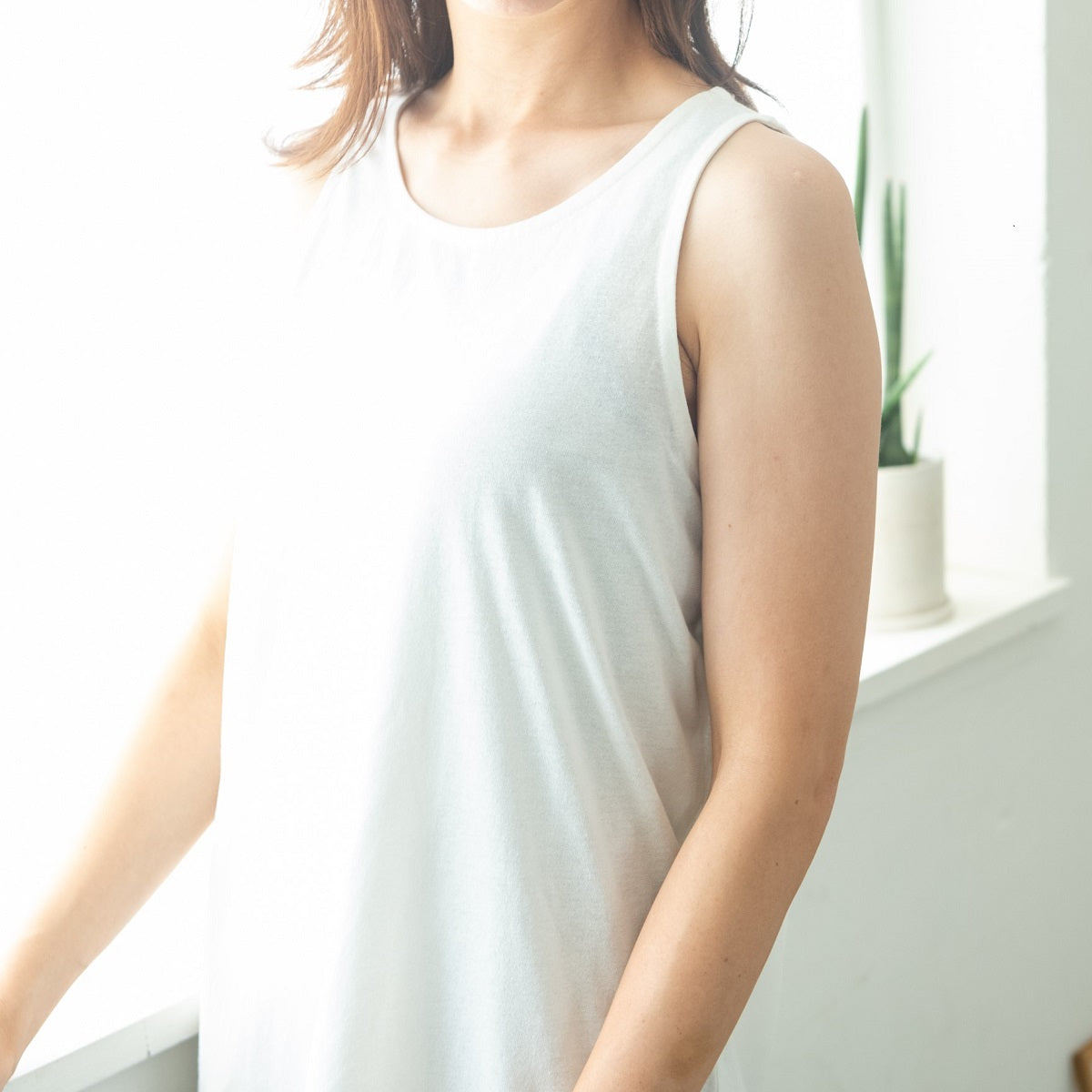 後ろドレープチュニック