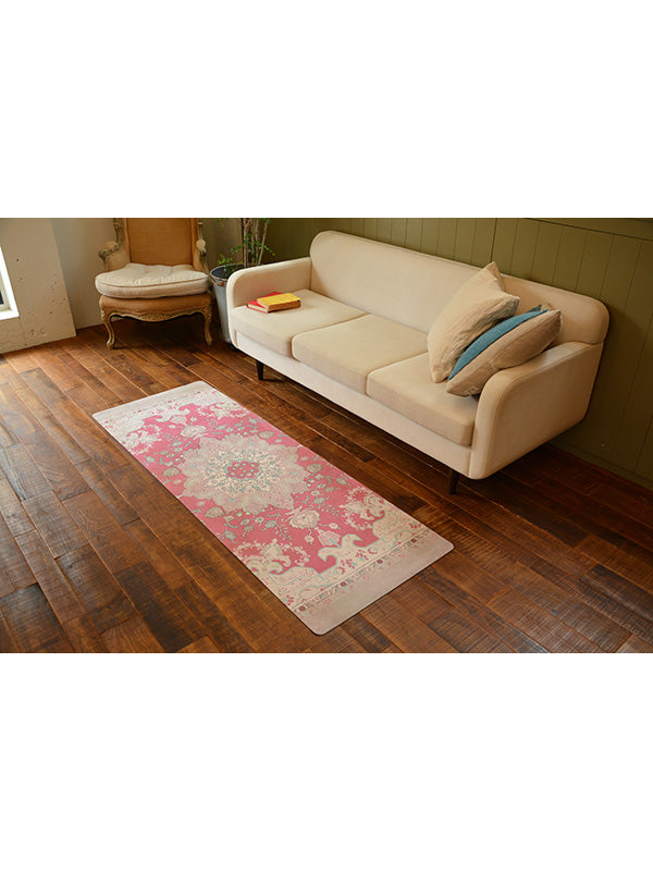 【styleboatmarket】キリム柄ヨガマットピンク