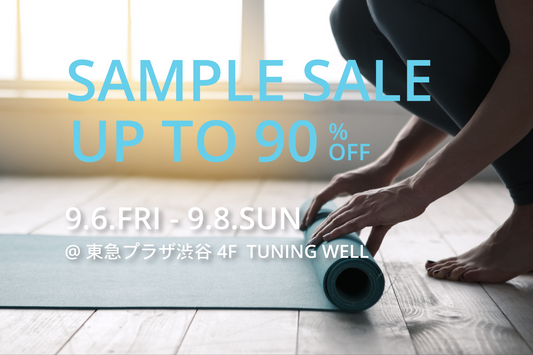 9.6.FRI - 9.8.SUN  SAMPLE SALE開催！