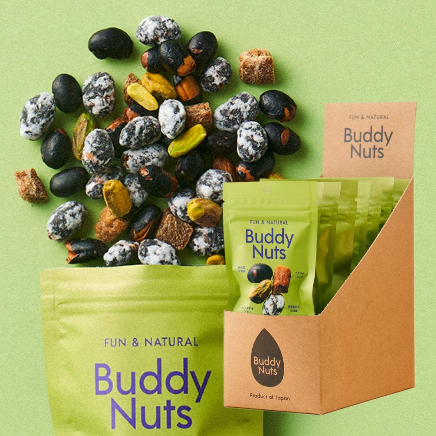 No.2｜プロテイン｜おやつ｜健康｜黒大豆｜ピスタチオ｜イチジク｜Buddy Nuts（バディーナッツ）｜LIFE TUNING DAYS（ライフチューニングデイズ）｜