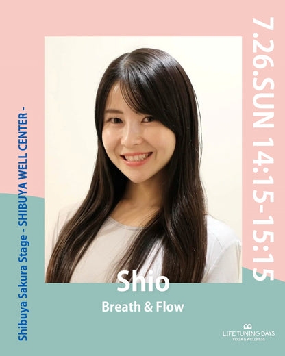 7/26(日) 14:15~ | Breath & Flow