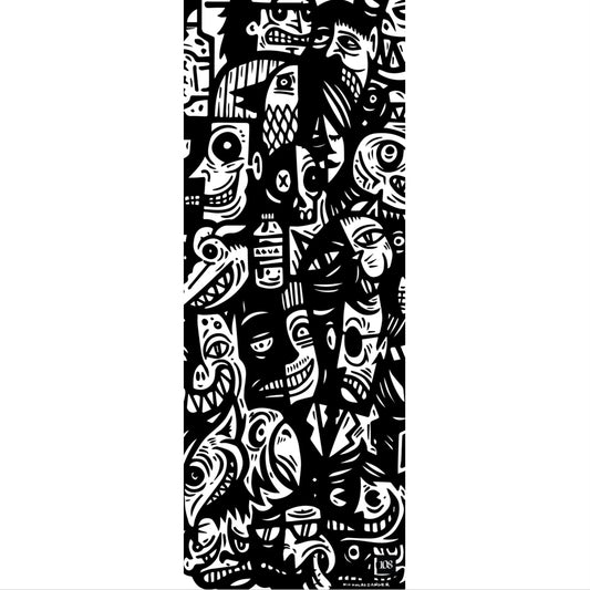 danger By Nicholas｜ヨガマット｜天然ゴム｜合成スウェード｜大きめ｜おしゃれ｜個性的｜アート｜108.tokyo（ワンオーエイト.トウキョウ ）｜LIFE TUNING DAYS（ライフチューニングデイズ）