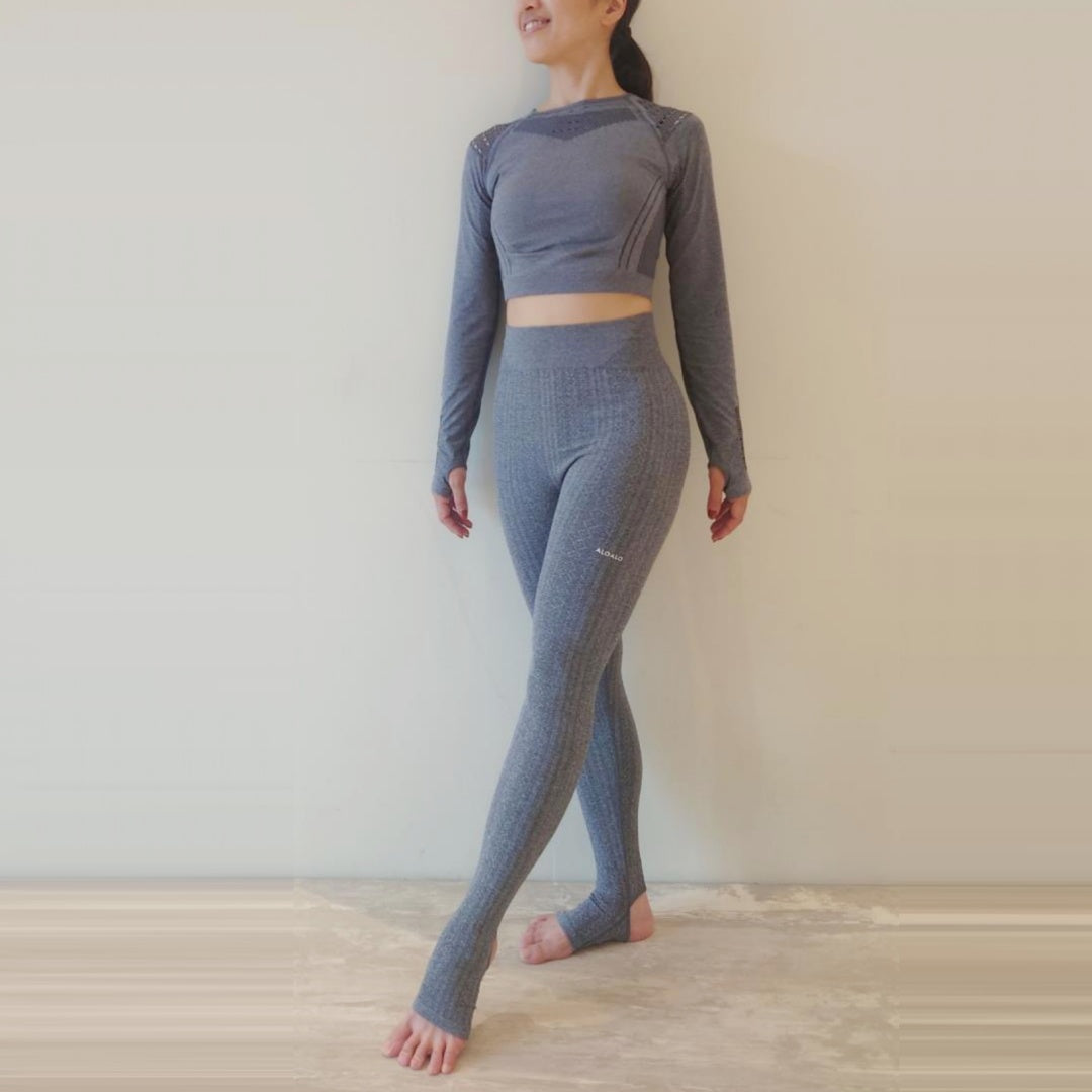 STARTER SET③ | メッシュラグラン長袖T+トレンカ