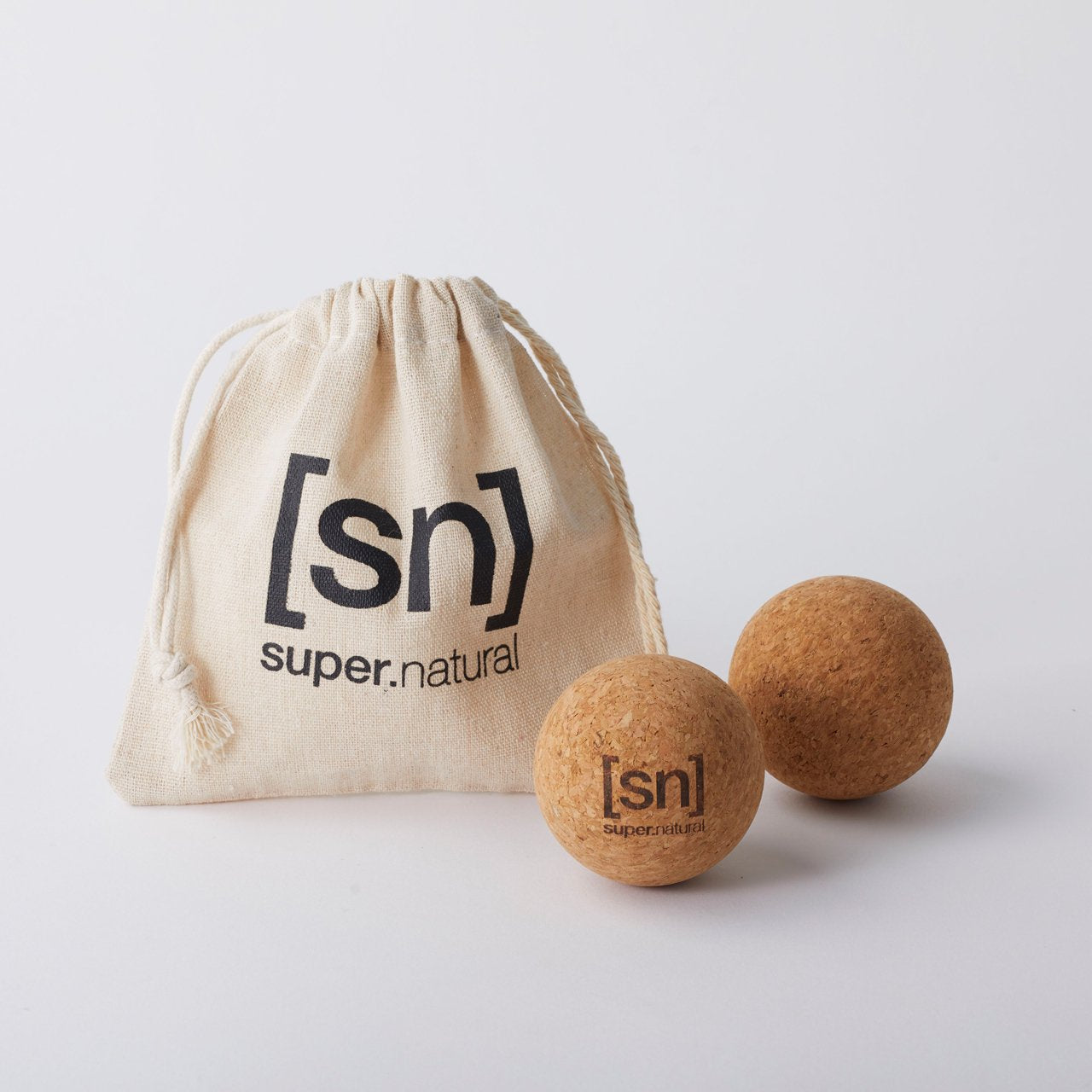 コルク素材ストレッチボール 6.5cm 2個セット | [sn]super.natural