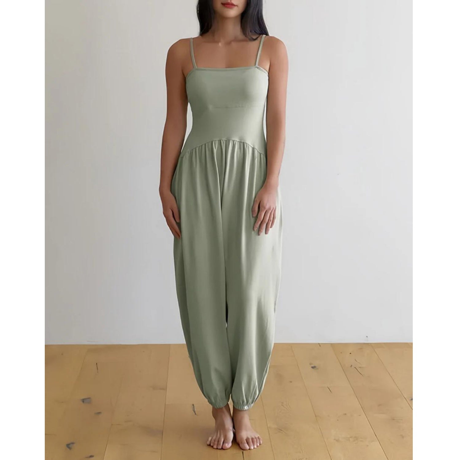 バルーンタックヨガオールインワン  ｜3465｜ゆったり｜ギャザー｜かわいい｜ライフチューニングデイズ｜undigi（アンデジ）｜LIFE TUNING DAYS（ライフチューニングデイズ）