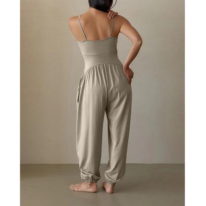 バルーンタックヨガオールインワン  ｜3465｜ゆったり｜ギャザー｜かわいい｜ライフチューニングデイズ｜undigi（アンデジ）｜LIFE TUNING DAYS（ライフチューニングデイズ）