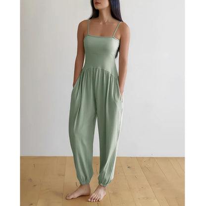 バルーンタックヨガオールインワン  ｜3465｜ゆったり｜ギャザー｜かわいい｜ライフチューニングデイズ｜undigi（アンデジ）｜LIFE TUNING DAYS（ライフチューニングデイズ）