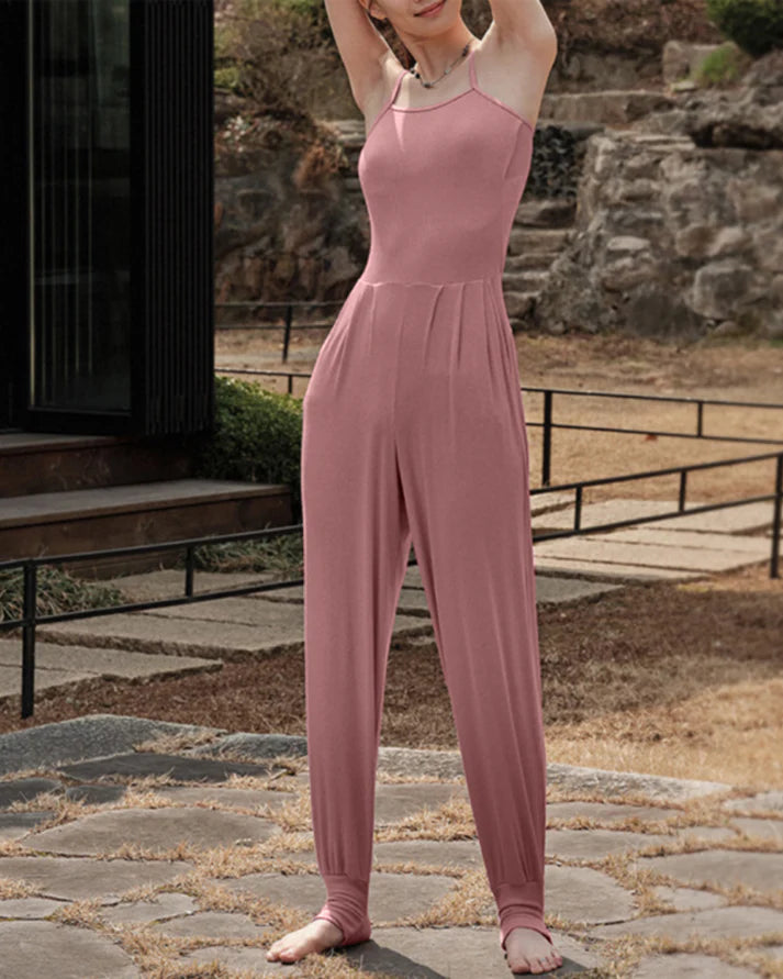 リブ編みくすみオールインワン 2785