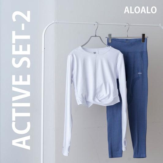 ACTIVE SET-2 | ALOALO-Set (Tops×Leggings)