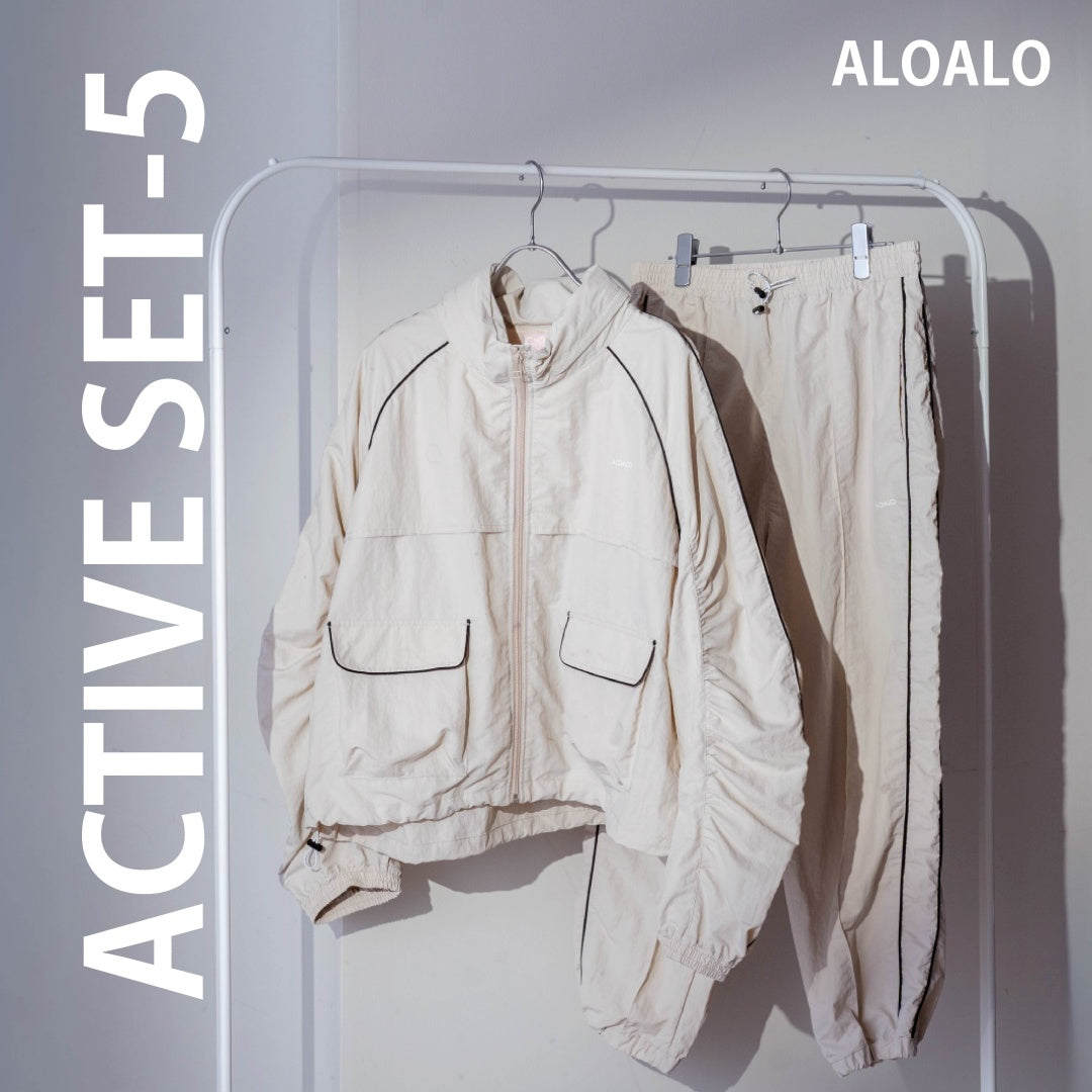 ACTIVE SET-5 | ALOALO-Set (Blouson×Bottom)
