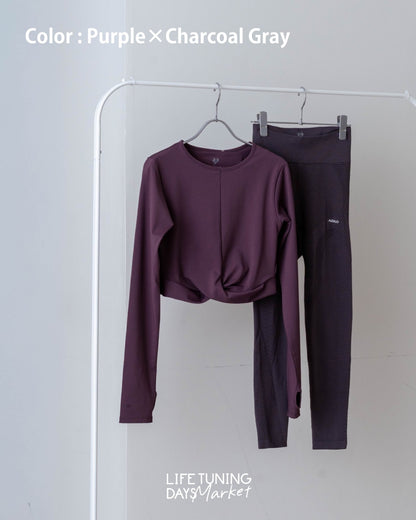 ACTIVE SET-2 | ALOALO-Set (Tops×Leggings)