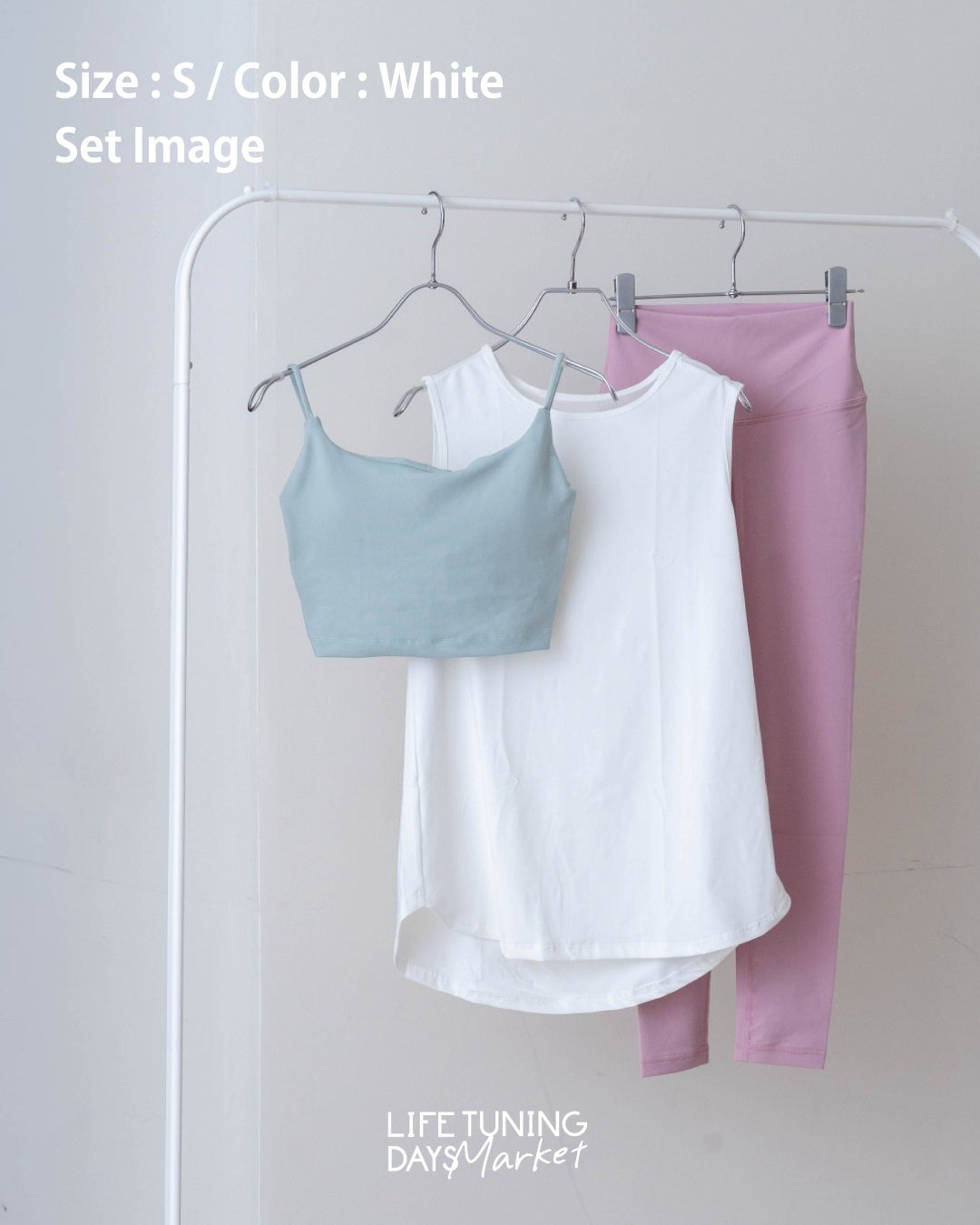 ACTIVE SET-3 | Lee.che-Set (Tops×Bratop×Leggings)