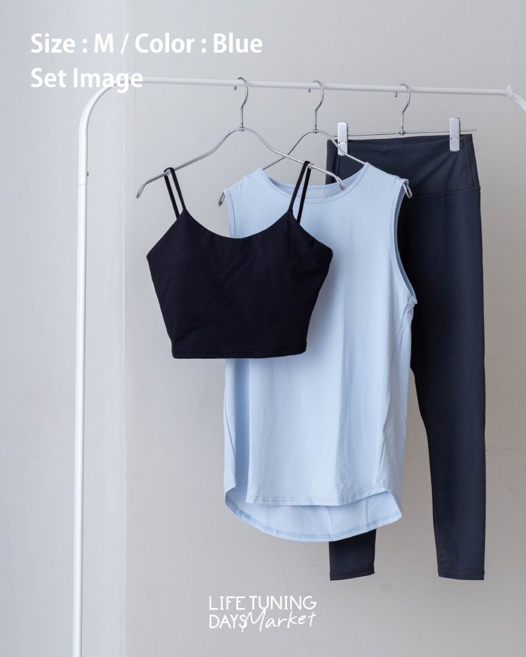 ACTIVE SET-3 | Lee.che-Set (Tops×Bratop×Leggings)