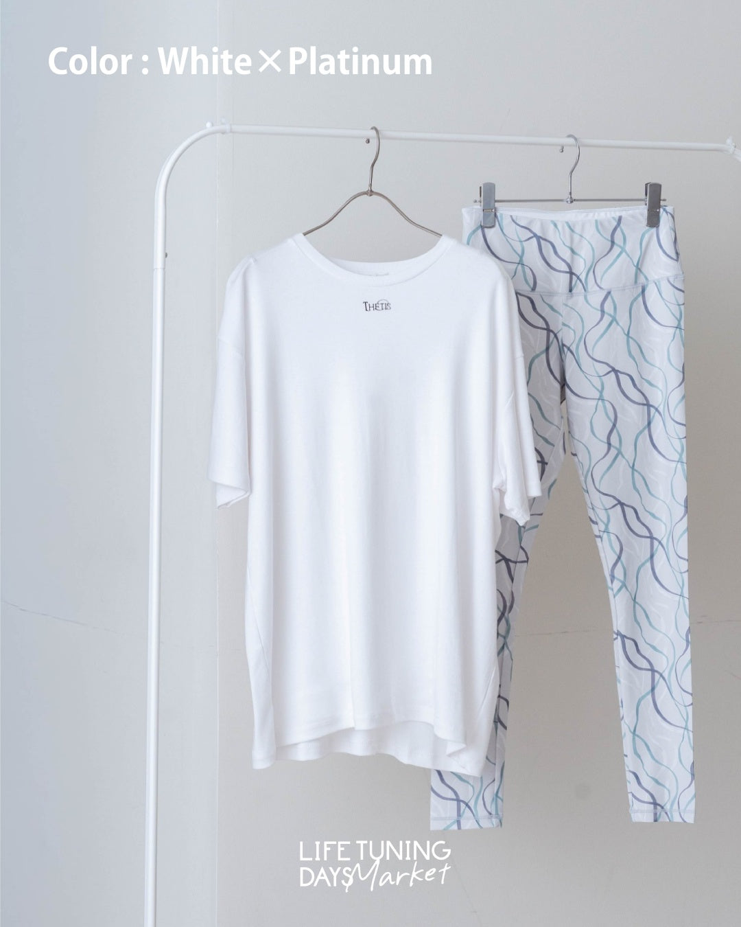 ACTIVE SET-4 | Thetis Yoga Dress-Set (Tops×Leggings)