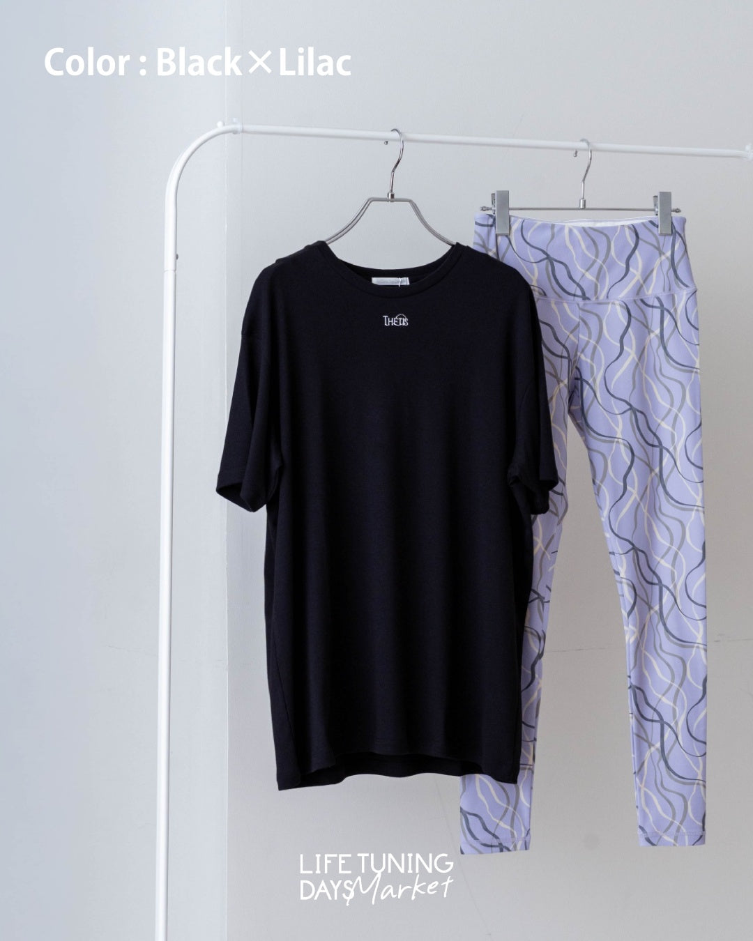 ACTIVE SET-4 | Thetis Yoga Dress-Set (Tops×Leggings)