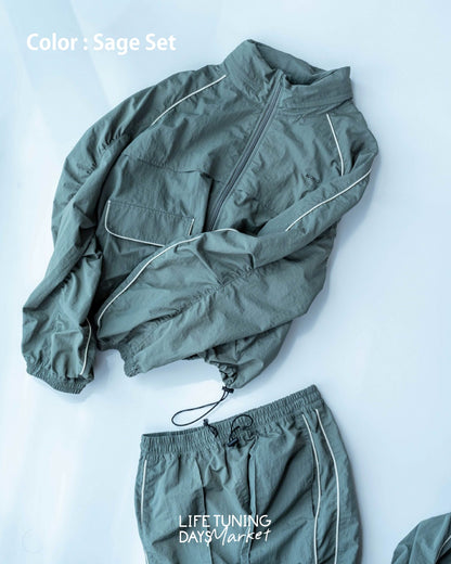 ACTIVE SET-5 | ALOALO-Set (Blouson×Bottom)