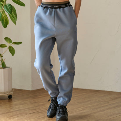 裏起毛ジョガーパンツ｜タウンウェア｜ジャージ｜スウェット｜おしゃれ｜かわいい｜ブルー｜ALOALO（アロアロ）｜LIFE TUNING DAYS（ライフチューニングデイズ）