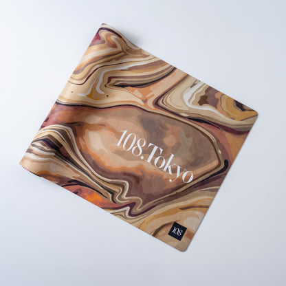 タイダイチョコ｜ヨガマット｜天然ゴム｜合成スウェード｜大きめ｜おしゃれ｜個性的｜108.tokyo（ワンオーエイト.トウキョウ ）｜LIFE TUNING DAYS（ライフチューニングデイズ）