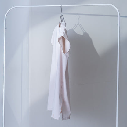 フレンチスリーブTシャツ｜N225Z103｜アイボリー｜Tシャツ｜リサイクルポリウレタン｜生分解性ポリエステル｜ヨガトップ｜環境にやさしい｜Nercocia.(ネルコッチャ)｜LIFE TUNING DAYS（ライフチューニングデイズ）｜